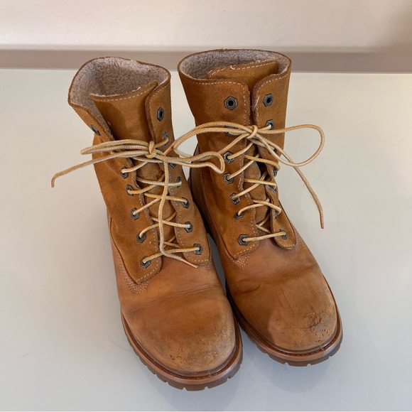 Timberland | Tan Weather proof worked in work wear style Vintage Winter Boots - Picture 1 of 16